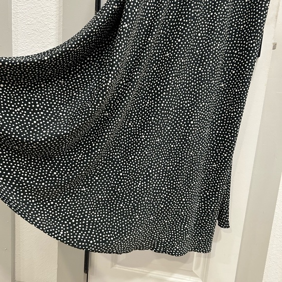 SOLD Vintage Valentino Intimo Black Polkadots Night Gown + Wrap Dress Set - Picture 12 of 16